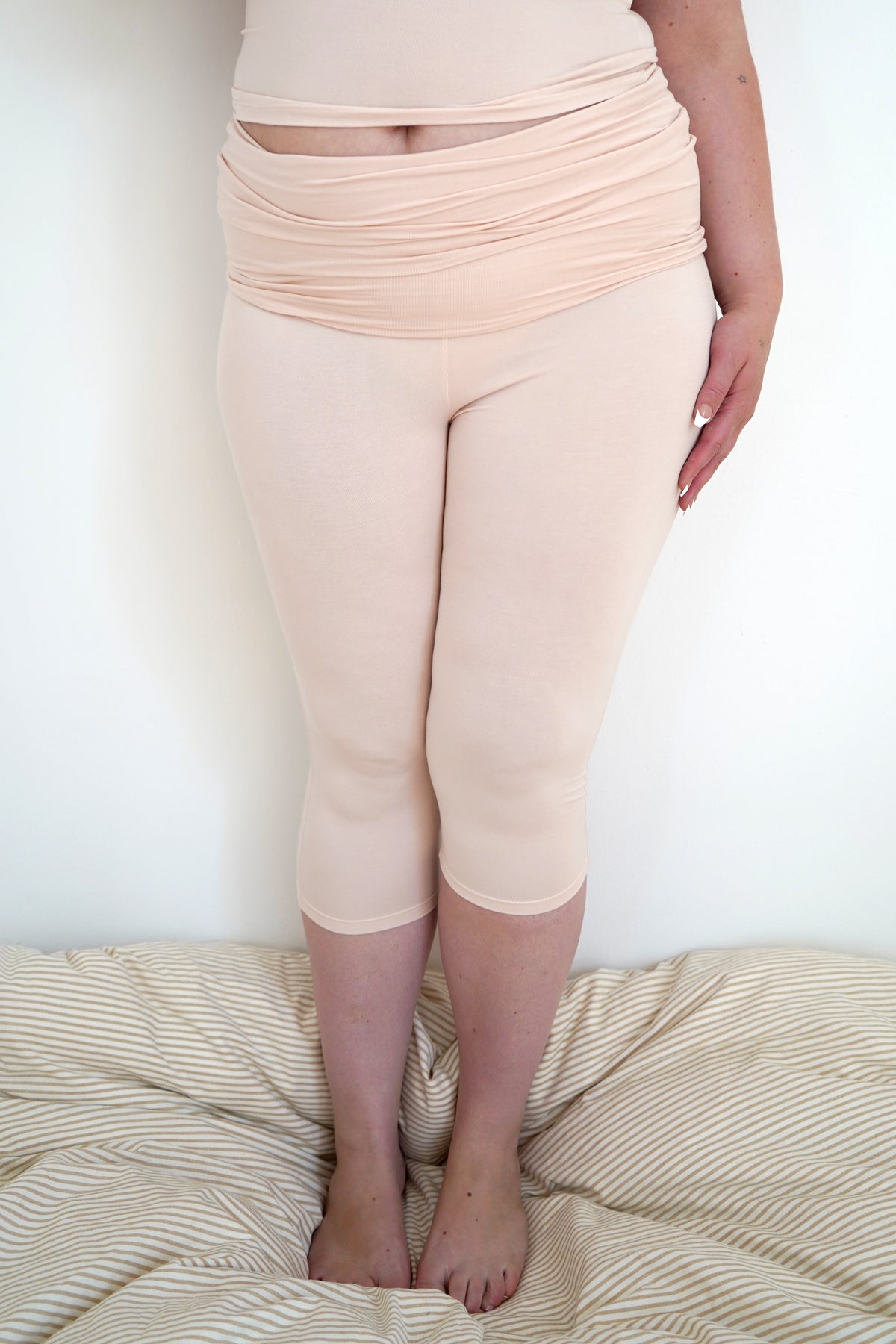 Blush set on the Larger model — Size: XS, S, M, L